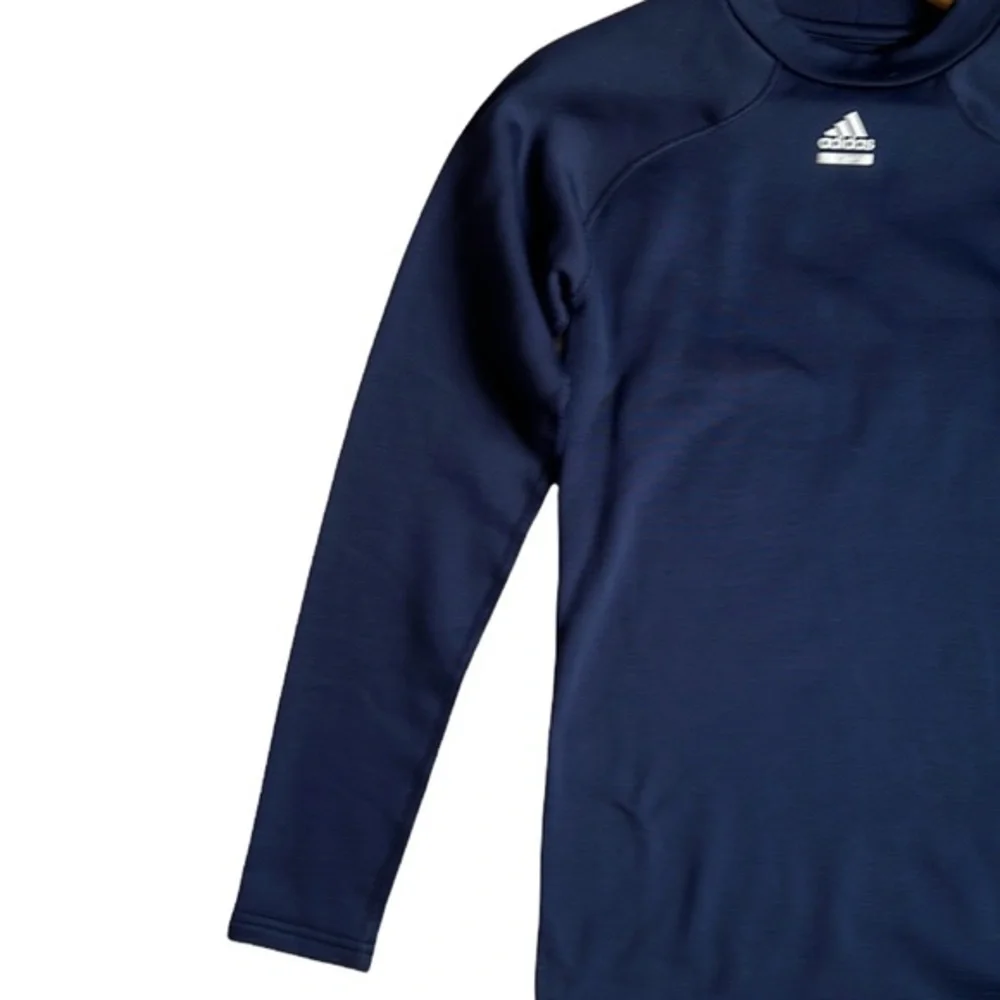 Adidas Techfit Men's Fleece LIned Compression Long Sleeve Training Shirt Large - Picture 5 of 10